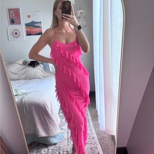 Sincerely Jules Pink Ruffle Dress